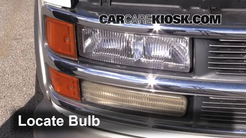 2001 Chevrolet Express 1500 LS 5.7L V8 Lights Parking Light (replace bulb)